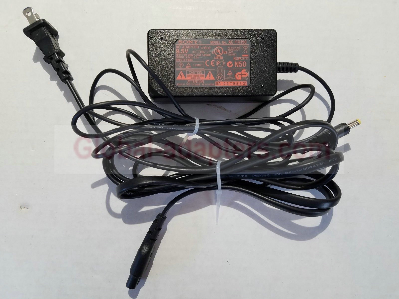 New 9.5V 2A SONY AC-FX150 Ac Adapter